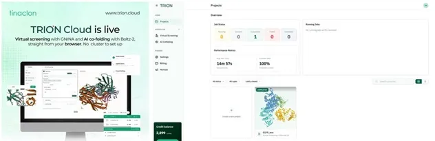 Tinaclon launches 'TRION Cloud', an AI platform for drug discovery